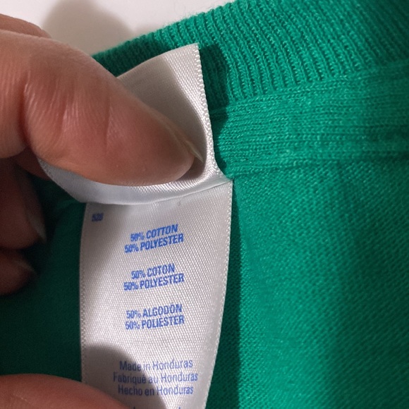 Sooubway Green Crew Neck Short Sleeve Shirt Size S - Picture 5 of 5